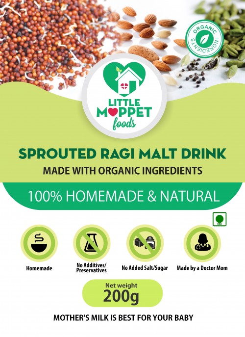 sprouted ragi for babies