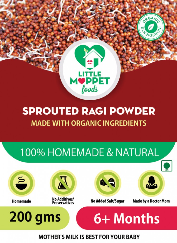 Sprouted Ragi Powder for Babies [200 g]