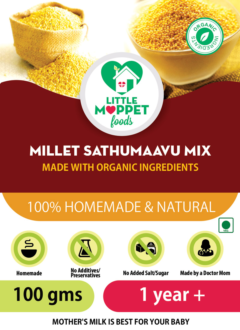 Millet Sathumaavu Mix An ultimate baby food with extra nutritious millets