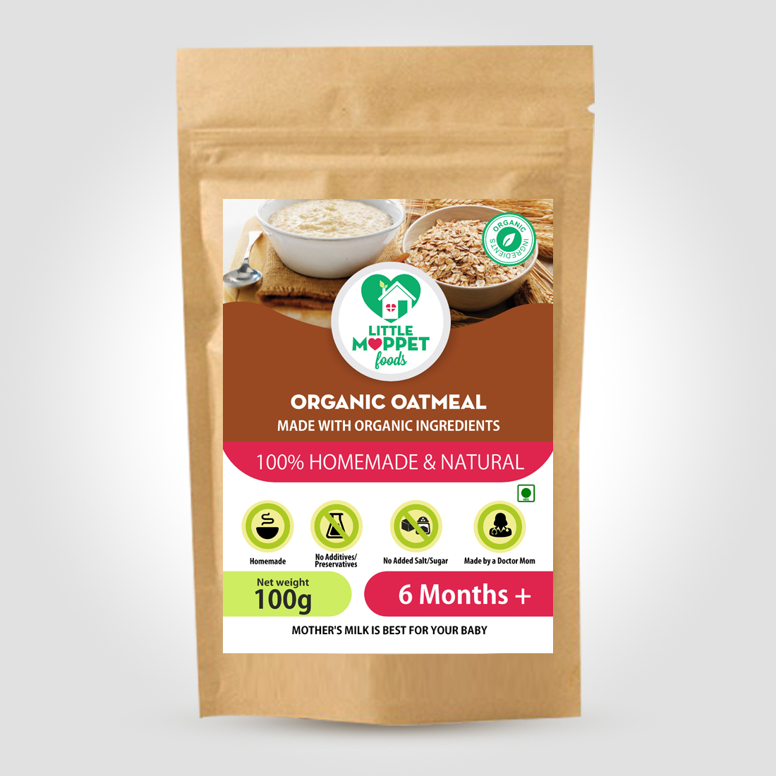 Organic Oatmeal - Gluten free immunity increasing first ...