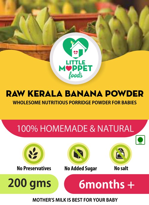 Buy Little Moppet Foods Raw Kerala Banana Powder Online India