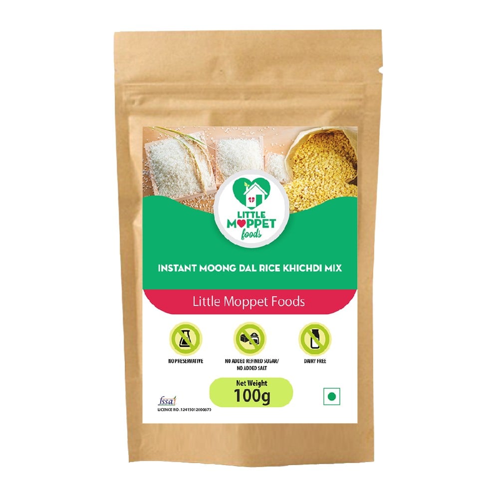 Instant Rice Khichdi Powder (with Moongdal) - Best travel food for babies