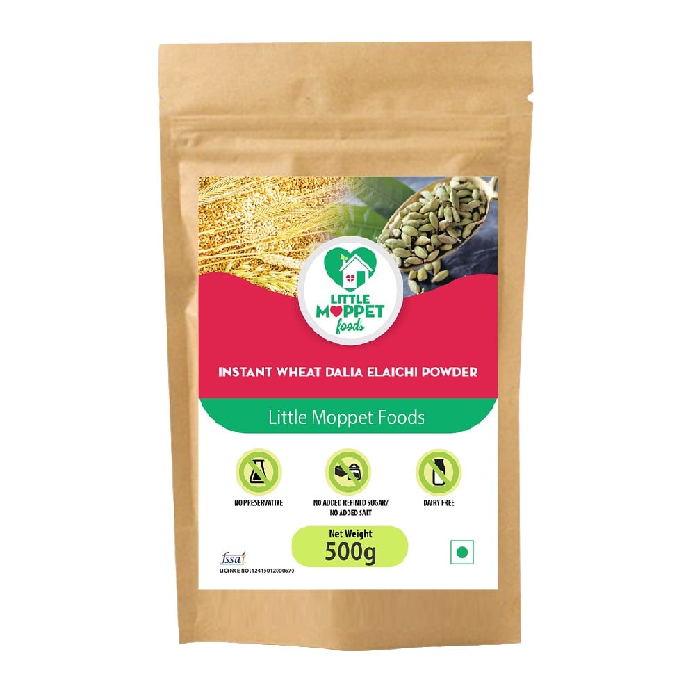 Instant Wheat Dalia Elaichi Powder has the goodness of nutrient rich unpolished wheat which helps in phenomenal growth of the babies.