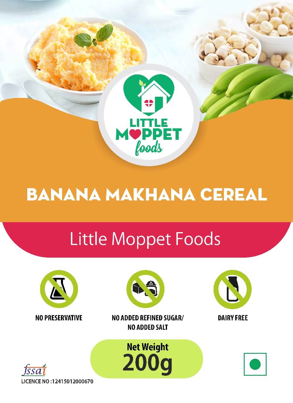 Banana Makhana Cereal