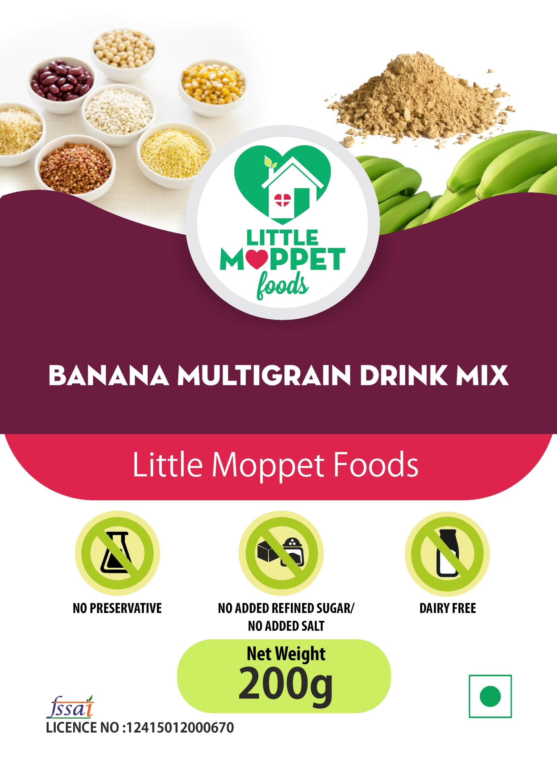 Banana Multigrain Drink Mix