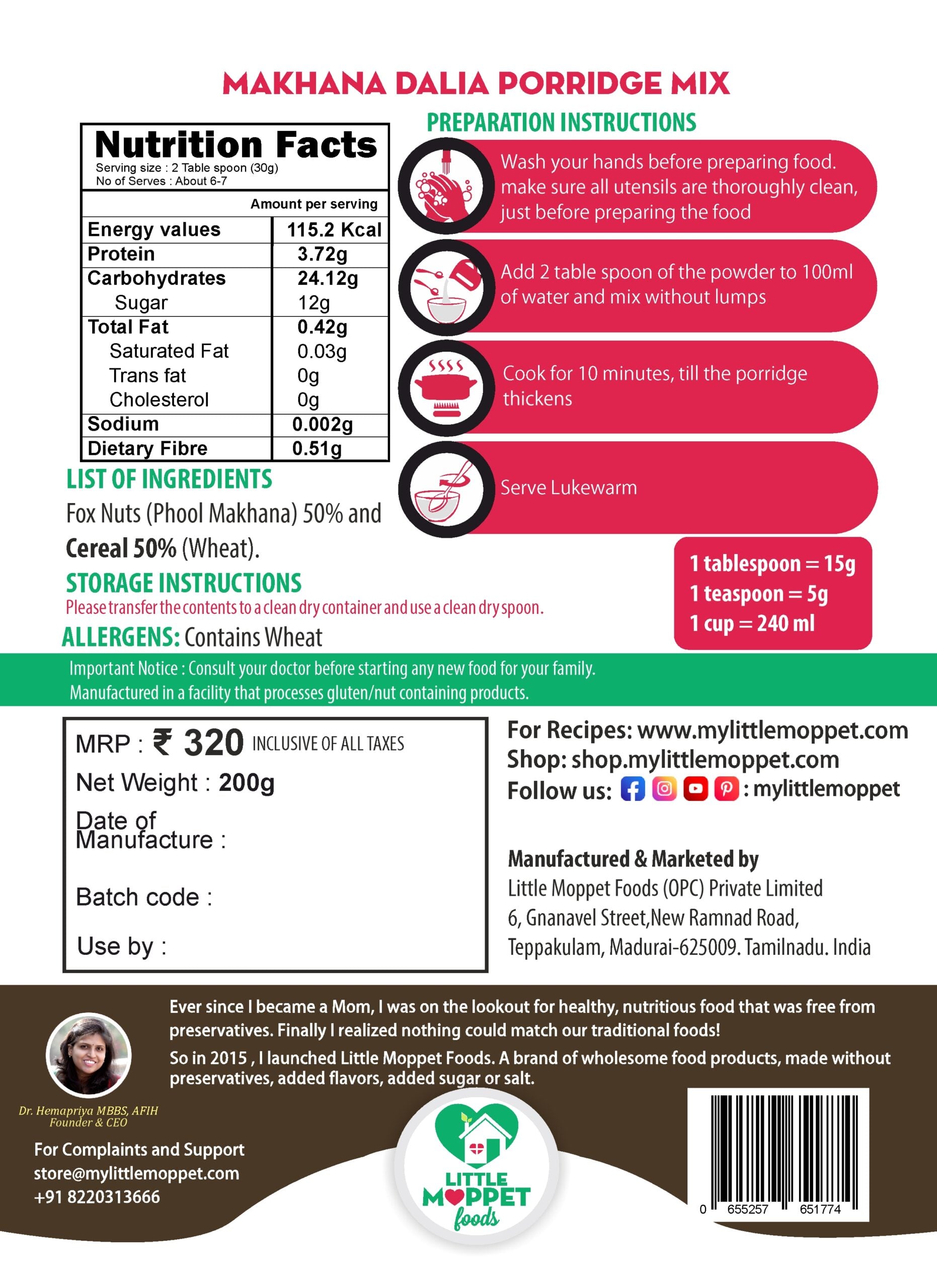 Organic-Phool-Makhana-Dalia-Porridge-Mix-200-g