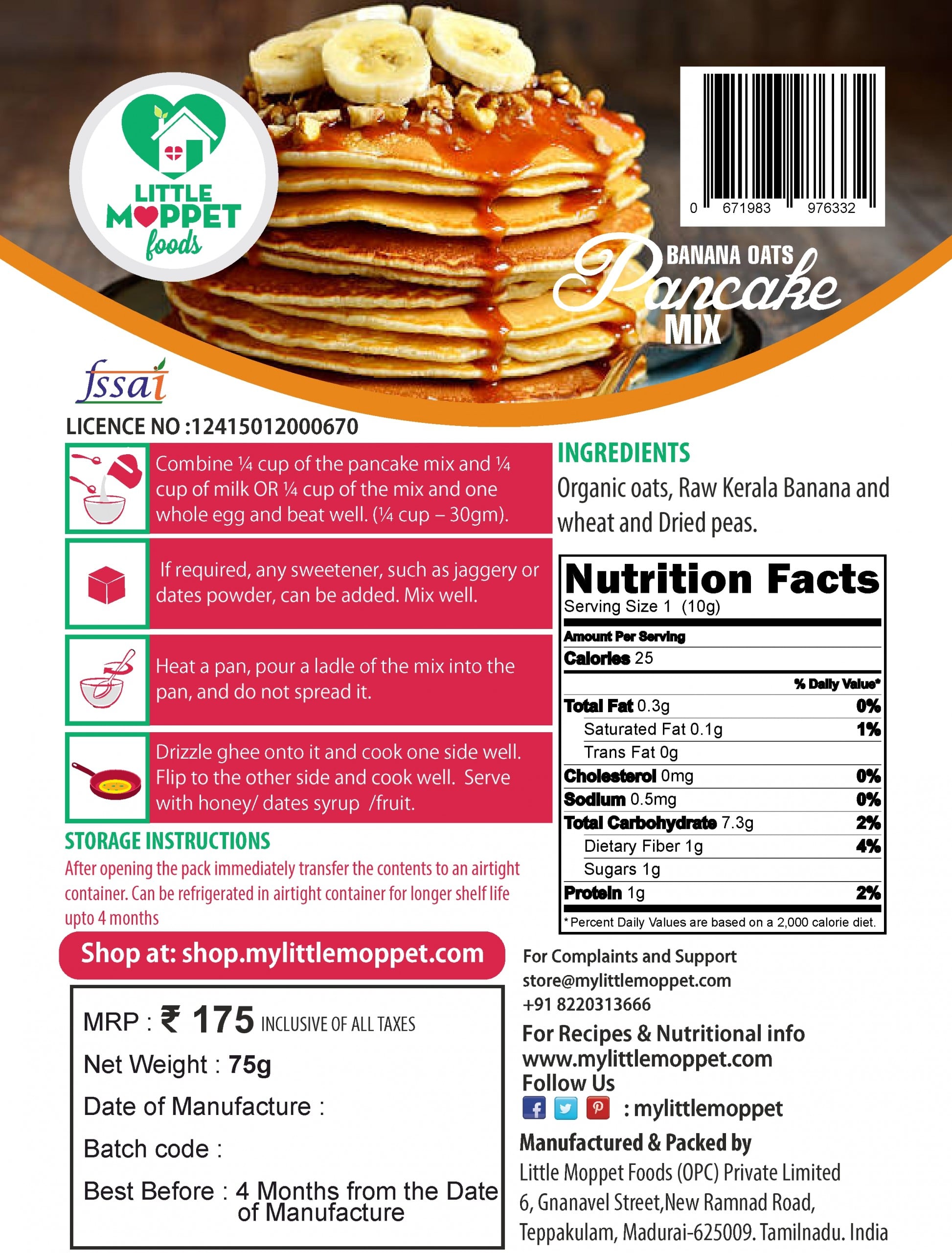 Chubby Cheeks Breakfast Combo for Kids - Image 7