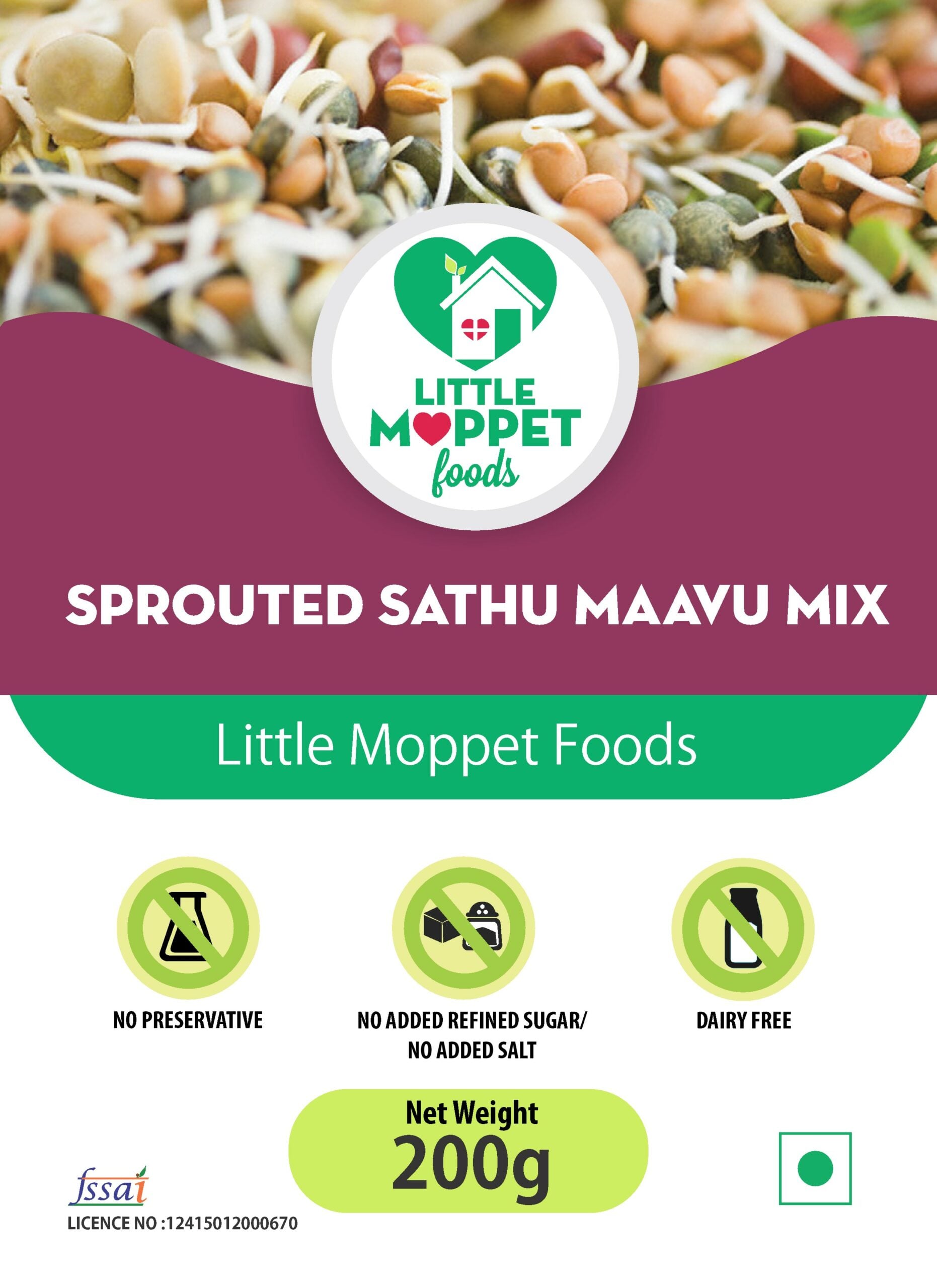 Sprouted Sathumaavu Health mix for babies