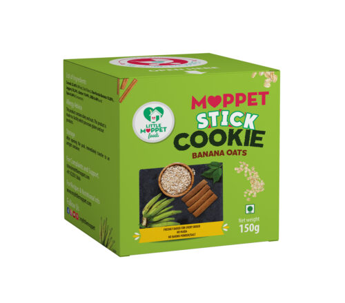 Banana Oats Moppet Stick Cookies