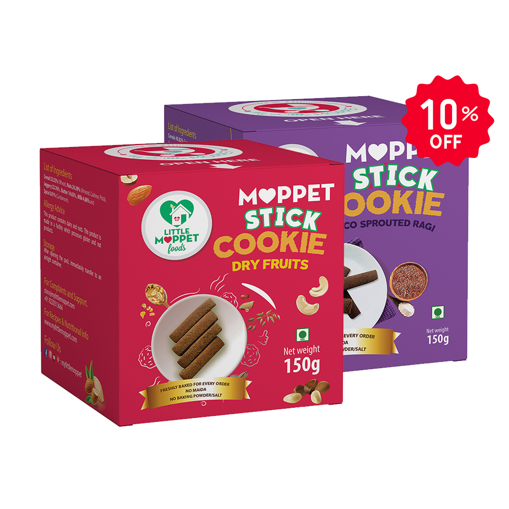 Dry fruit and choco ragi cookies