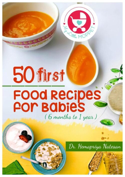50 first food recipes for babies