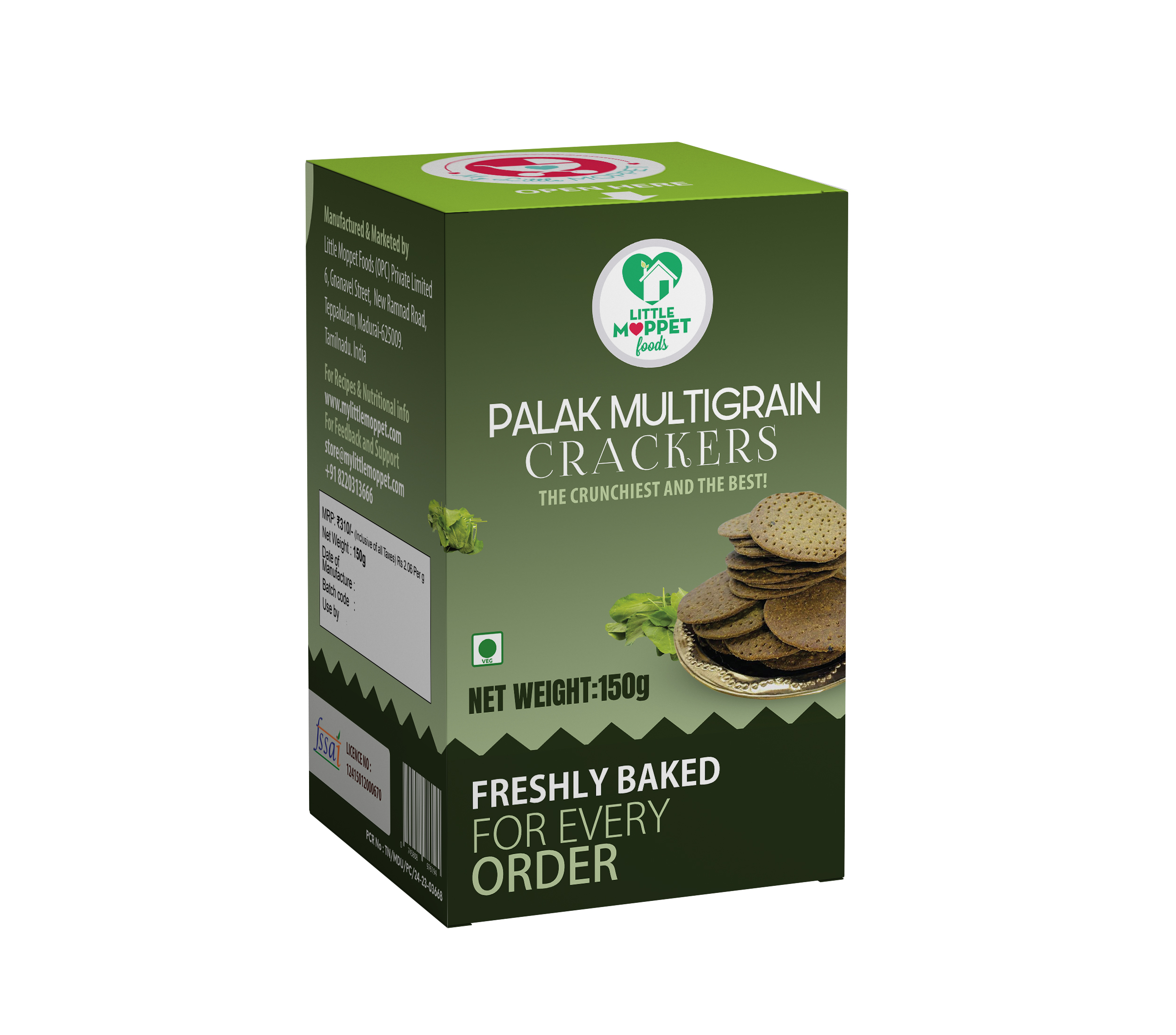 Palak Multigrain Cracker