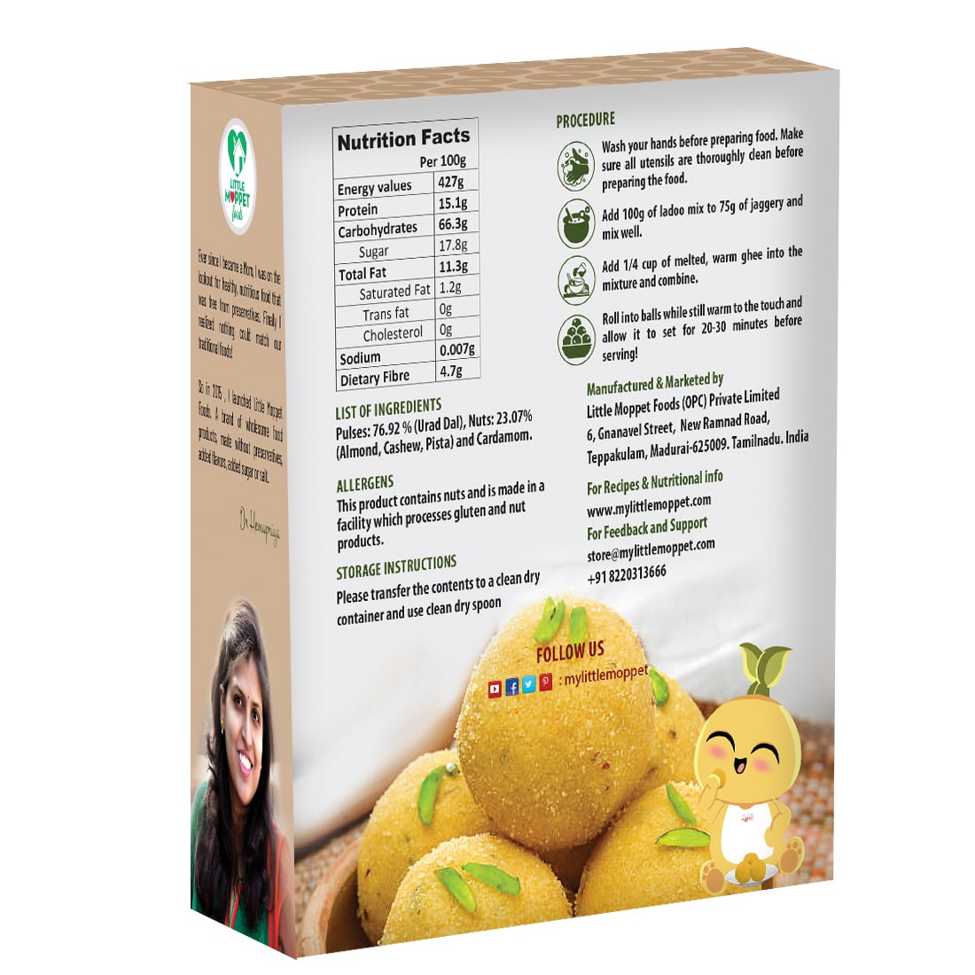 Instant Urad dal Laddoo Mix for pregnant woman