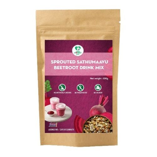 Sprouted Sathumaavu beetroot drink mix