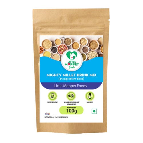Mighty Millet Drink Mix - 34 Ingredient Health Drink Mix Elixir [100g]