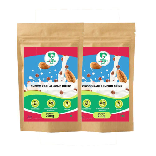 Choco Ragi Almond Drink Super Saver Pack [2 Packs – 200g Each]