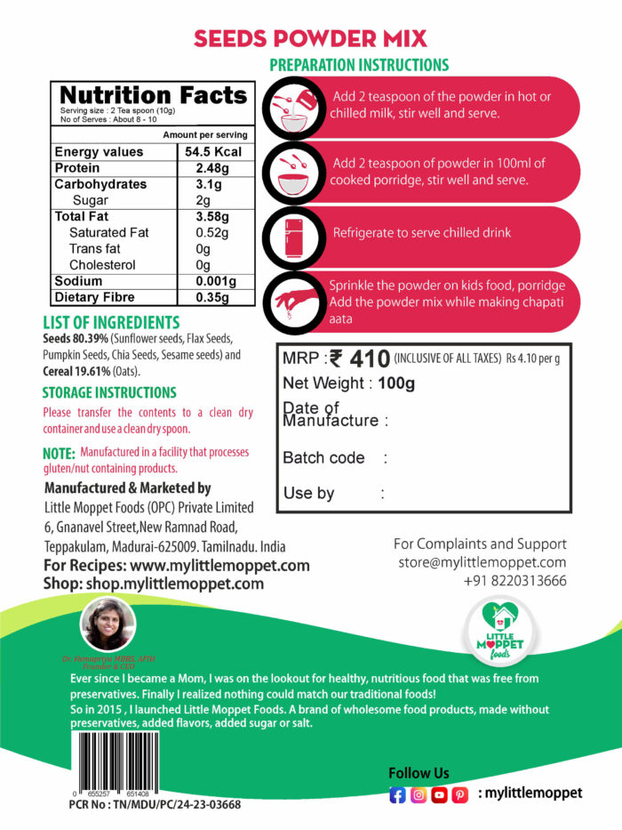 Seeds Powder Mix