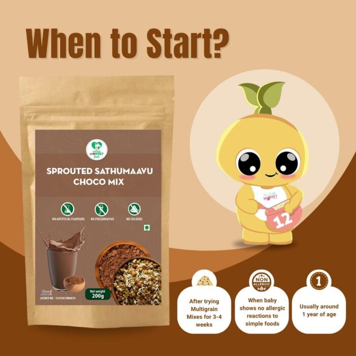 Sprouted Sathumaavu Chocolate Mix