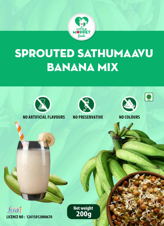 Sprouted Sathumaavu Banana Mix