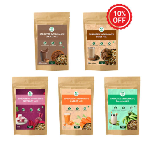 sprouted sathumaavu 5 different flavours